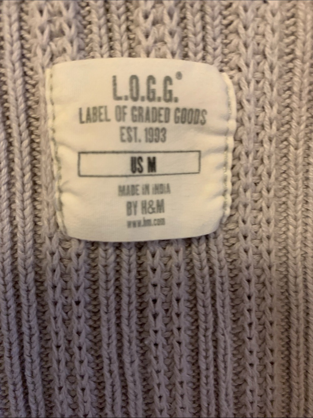 H&M Beige Ribbed Button-Front Cardigan - Picture 2 of 3